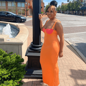 Orange Dress
